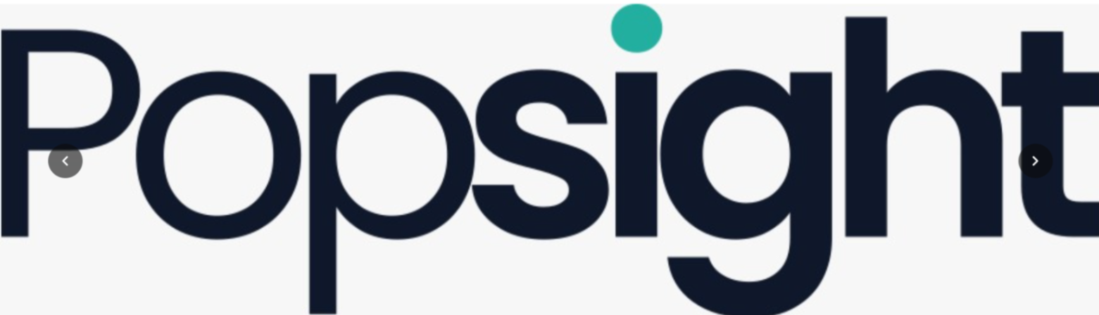 Popsight screenshot and logo